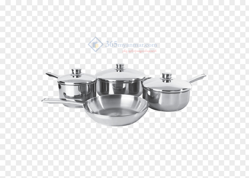 Stainless Steel Kitchenware Frying Pan Cookware Accessory Product Design Tableware Stock Pots PNG