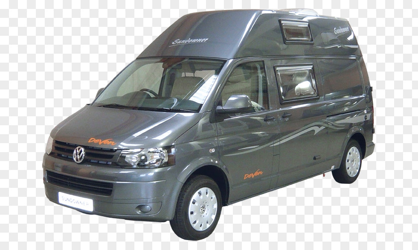 Volkswagen Compact Van Car Minivan Campervan PNG