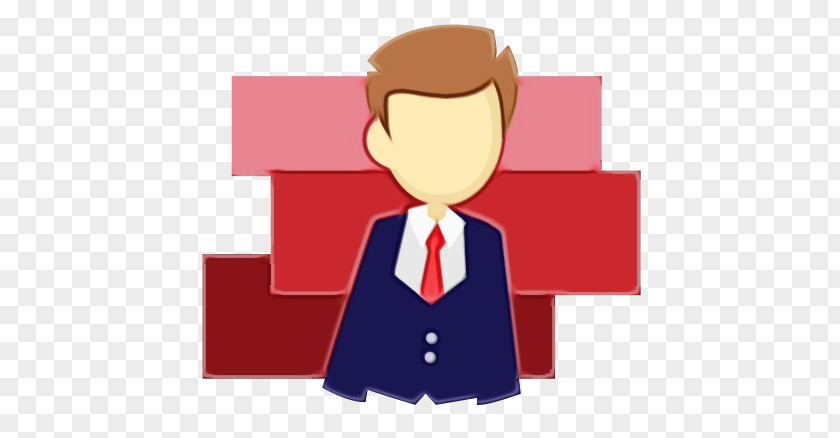 Public Relations Cartoon Character Business Red PNG