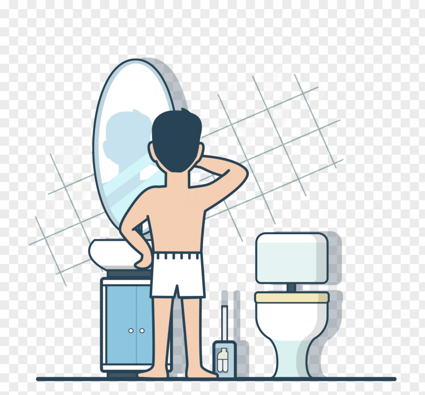 Wash Up Toilet Illustration Design Image Human PNG