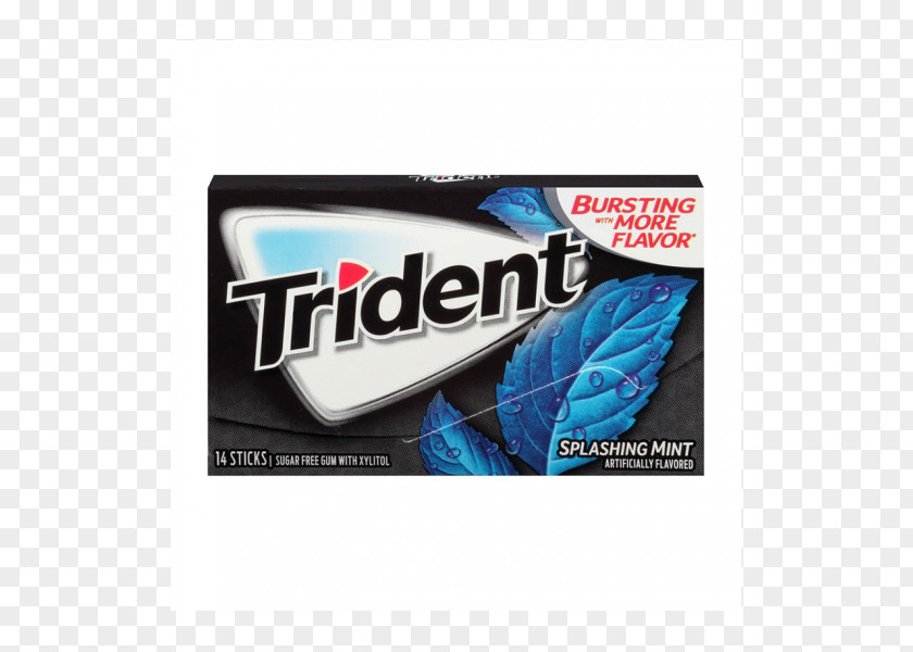 Gum And Mint Chewing Trident Extra Cotton Candy Gummi PNG