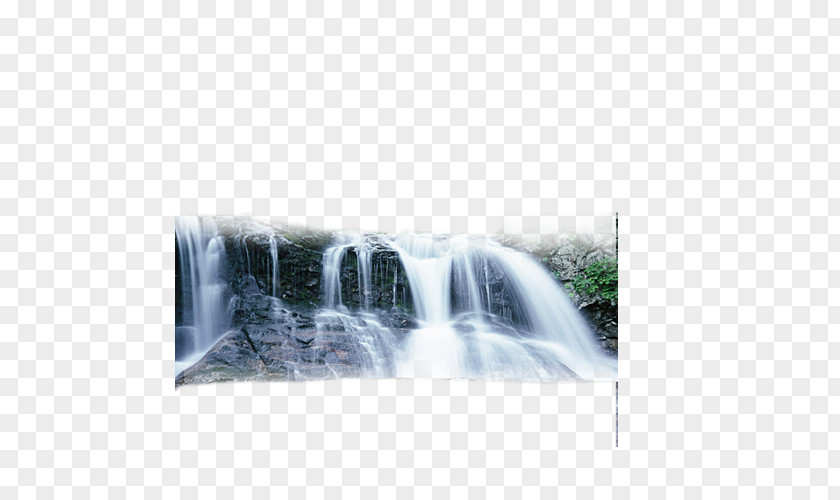 Nature Waterfall Wallpaper PNG