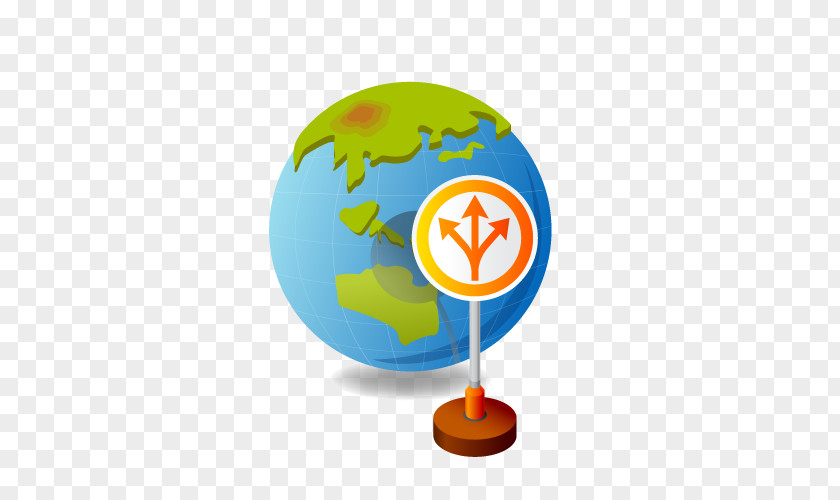 Vector Globe Icon PNG