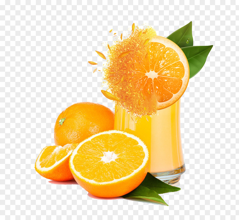 Cut Oranges Orange Juice Smoothie Fizzy Drinks Milk PNG