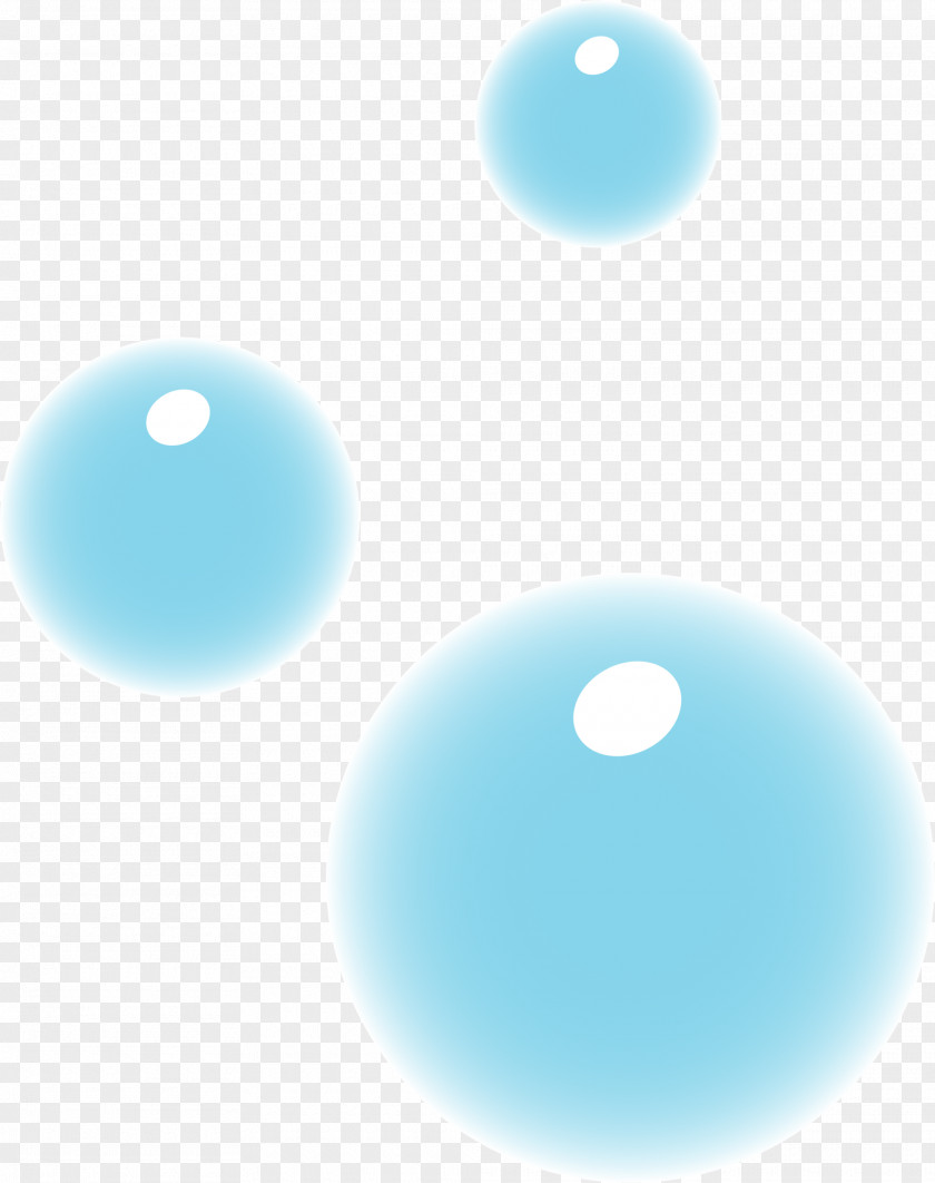 Fresh Bubbles Of Blue Download Computer File PNG
