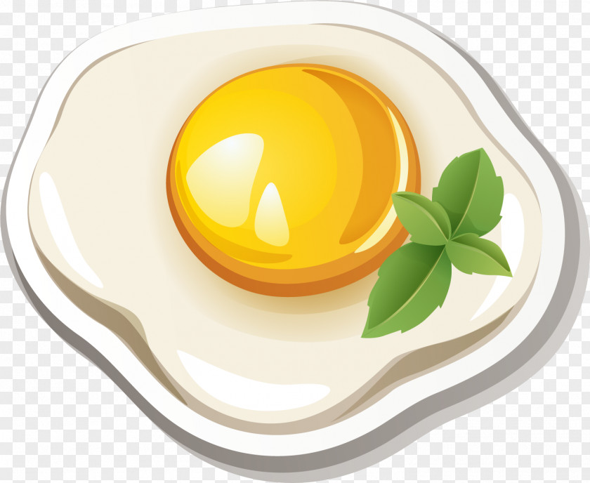 Fried Eggs Hand-painted Material Egg Breakfast Omelette Sandwich PNG