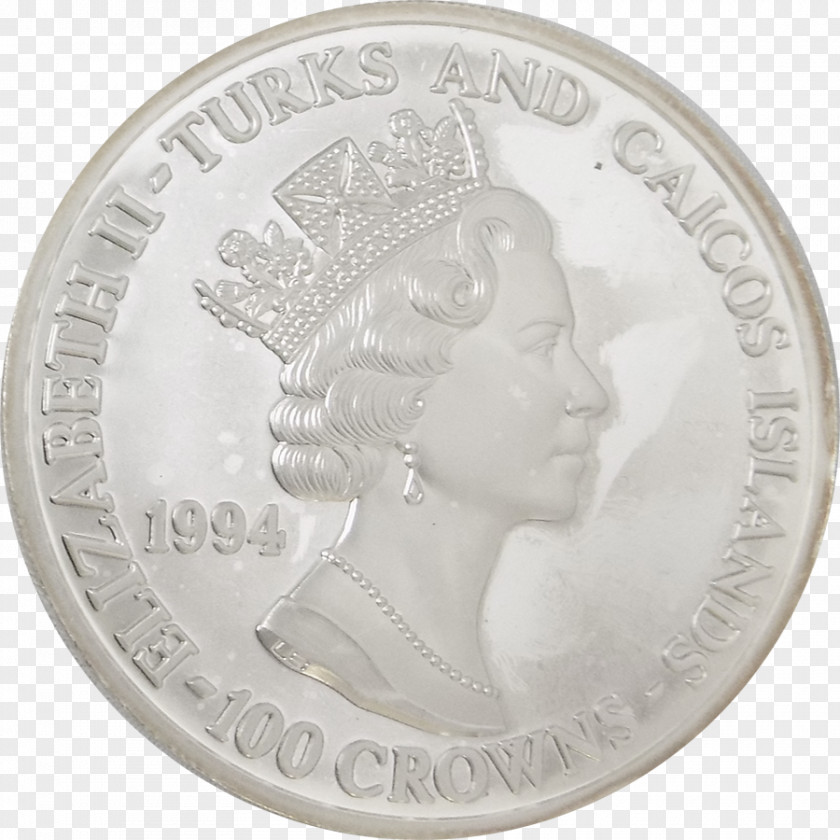 Silver Crown Coin PNG