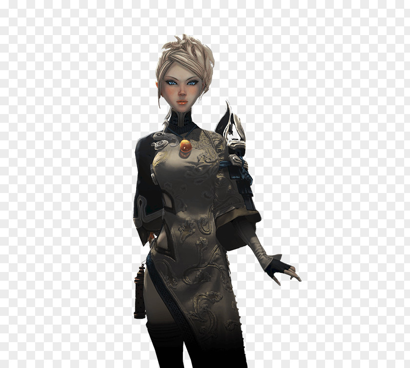 Blade And Soul Female Costume Design PNG