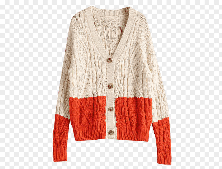 Button Cardigan Sweater Sleeve Knitting PNG