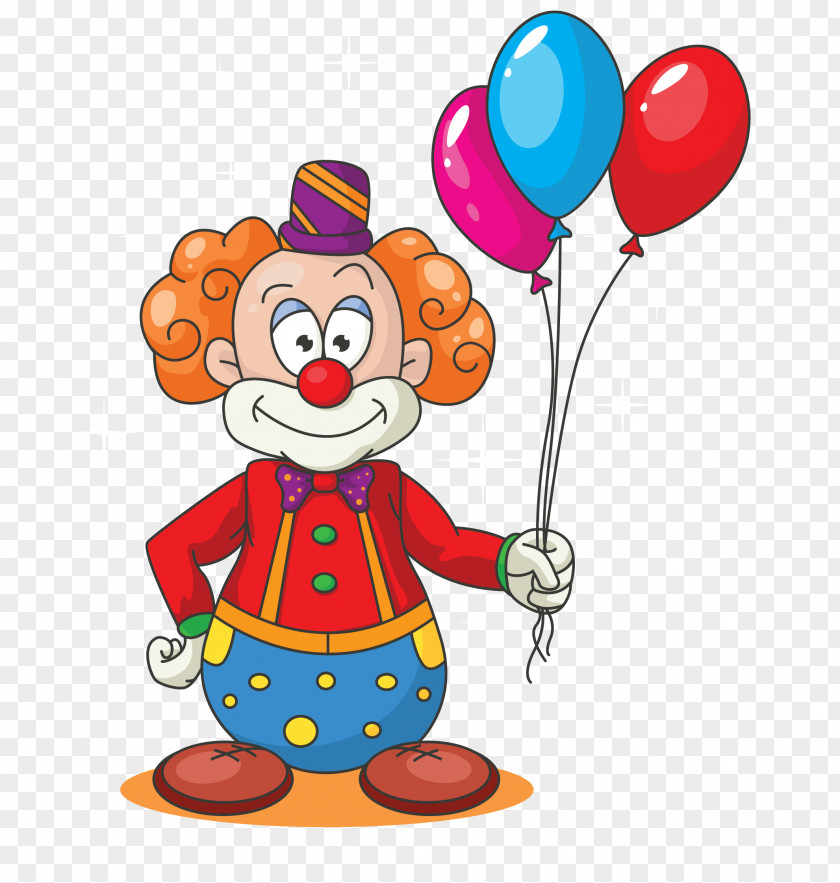Clown Vector Material Holding Balloons Beam Learn ABCD For Kids Free Cartoon Balloon PNG