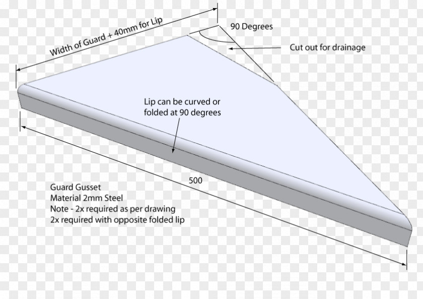 Light Triangle Roof PNG