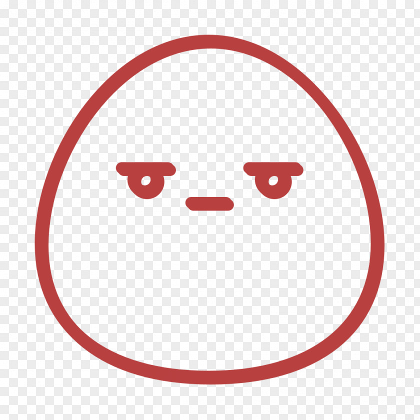 Serious Icon Emoji PNG