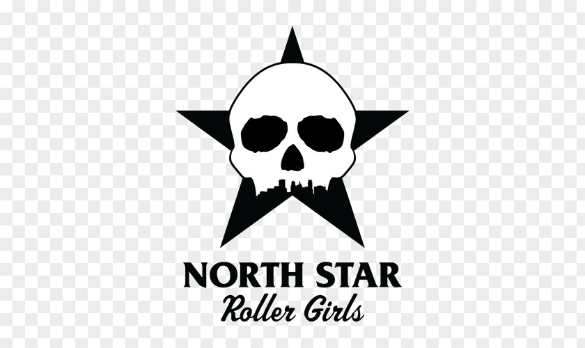 North Star Roller Derby Skates Sports League Logo PNG