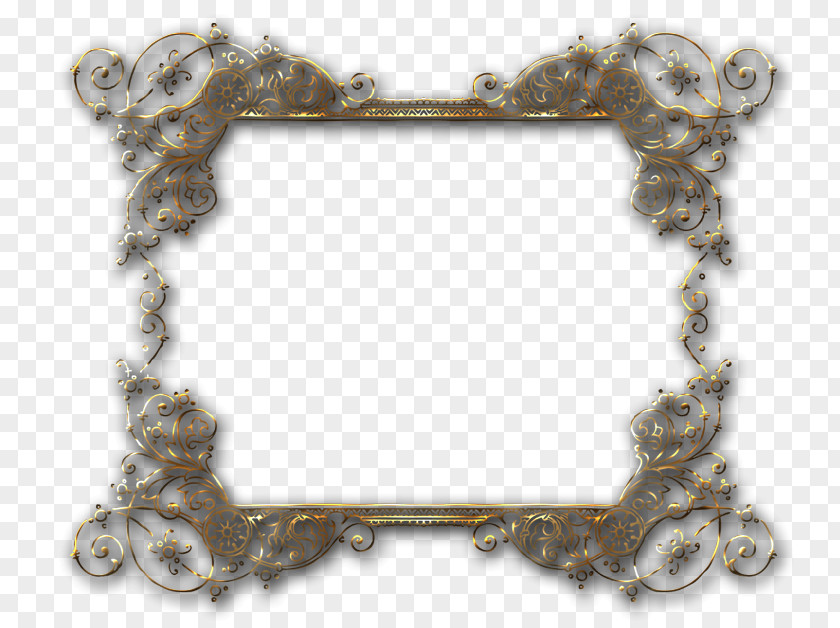 Silver Picture Frames Gold Postage Stamps Cornice PNG