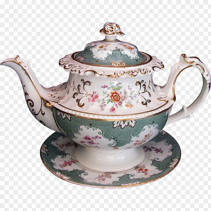Teapot Kettle Tableware Tea Set Porcelain PNG