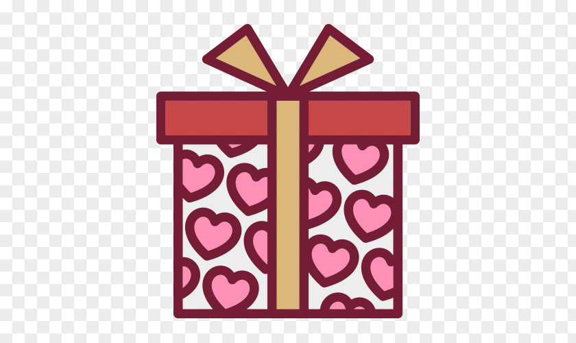 Vector Gift Valentines Day Box PNG