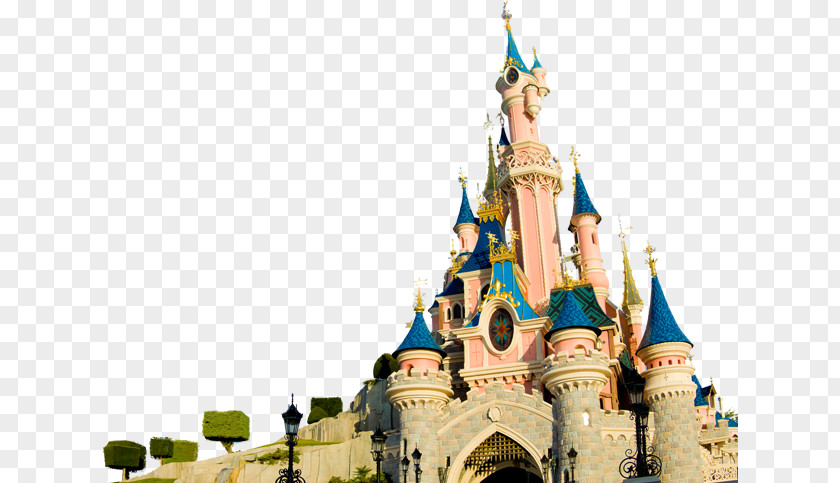 Disneyland Paris Castle Sleeping Beauty Park Autopia Amusement PNG