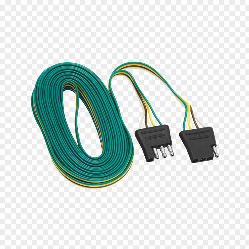 Electrical Connector Towing Wires & Cable Trailer PNG
