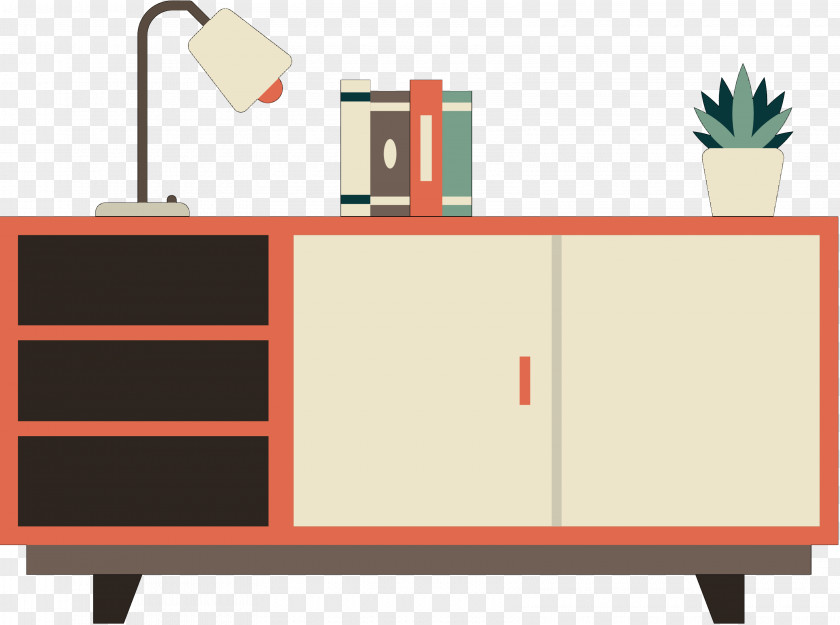 Furniture Shelf Couch Buffets & Sideboards Design PNG