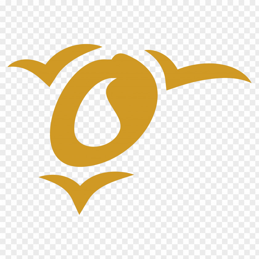 Kiwi Bird Gold Logo Clip Art PNG