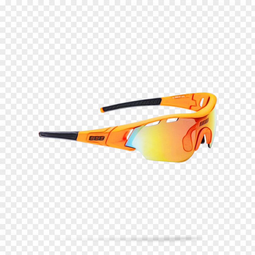 Personal Protective Equipment Orange Sunglasses Cartoon PNG