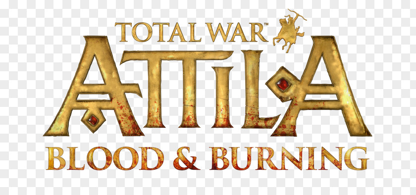 Total War Attila Resource Map War: Logo Brand Font PNG