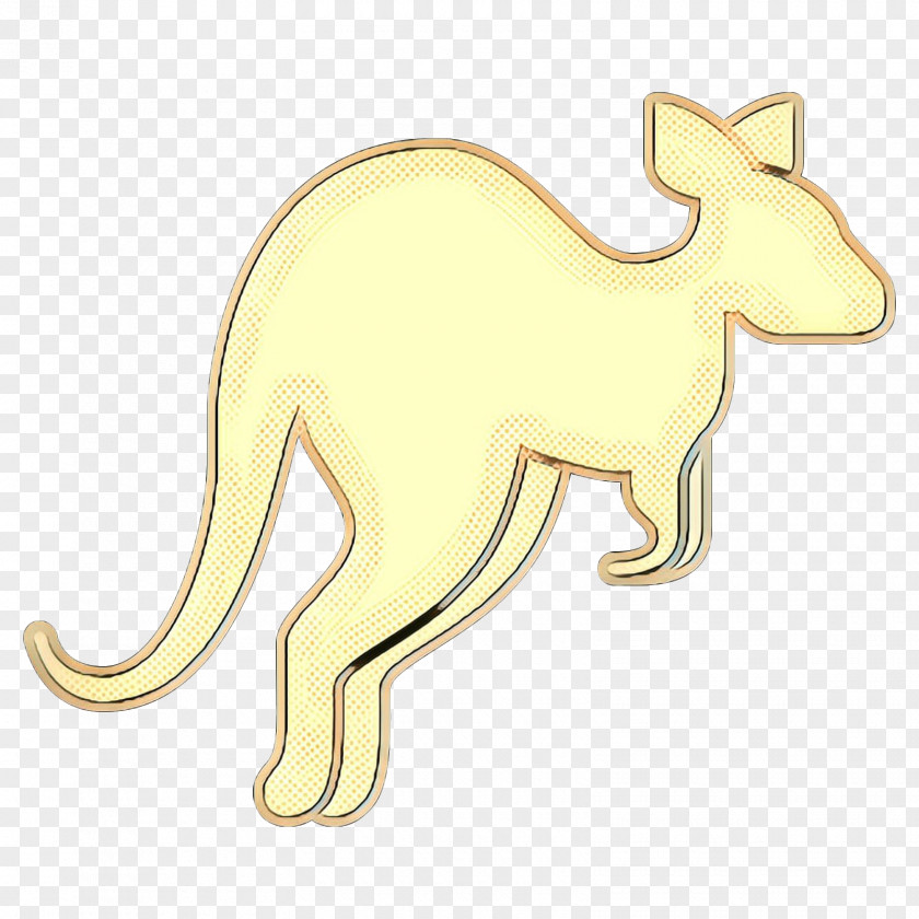 Wallaby Wildlife Kangaroo Cartoon PNG