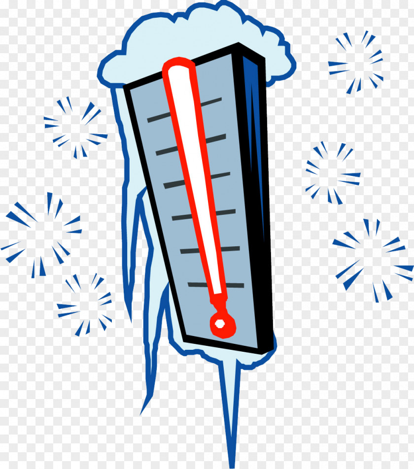 Winter Thermometer Cold Temperature Weather Clip Art PNG