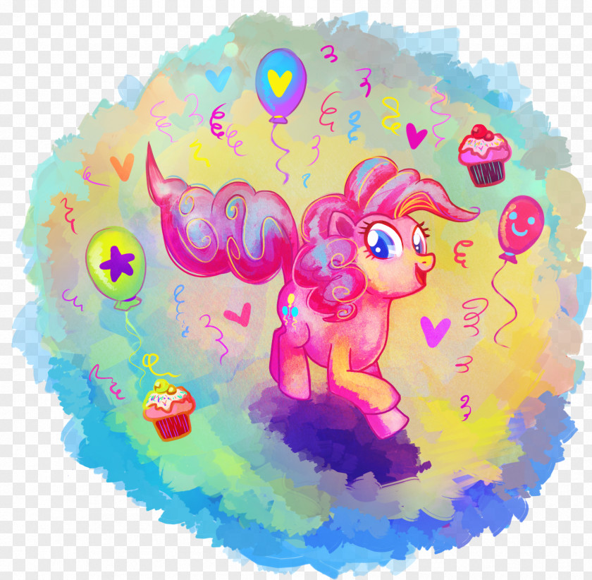 Balloon Graffiti Pinkie Pie Rainbow Dash Pony Fluttershy Spike PNG