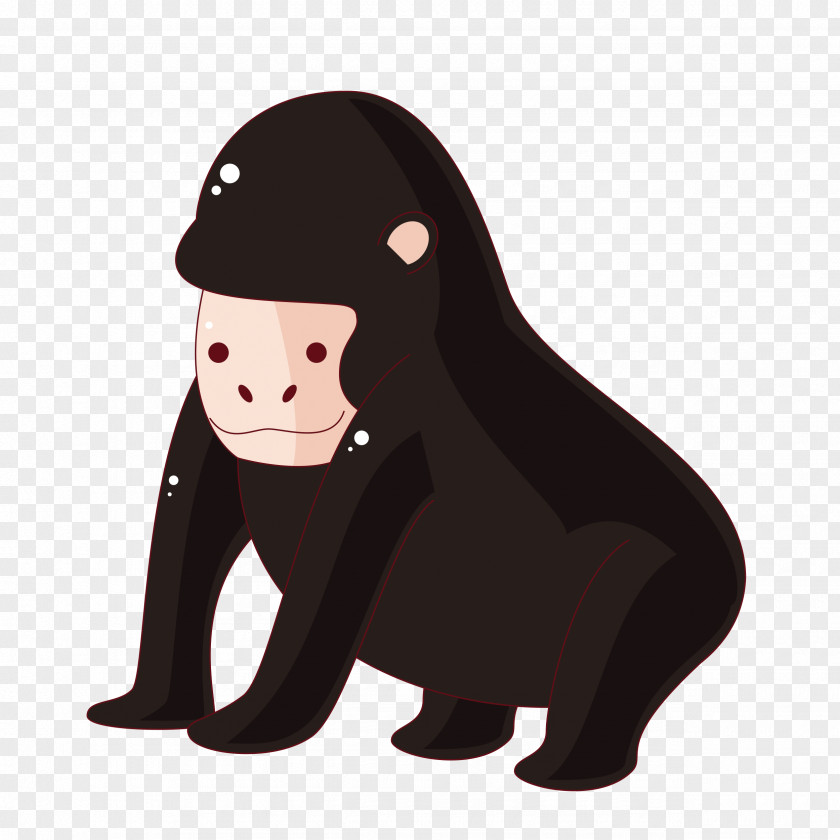 Big Vector Graphics Image Cartoon Baboons Orangutan PNG