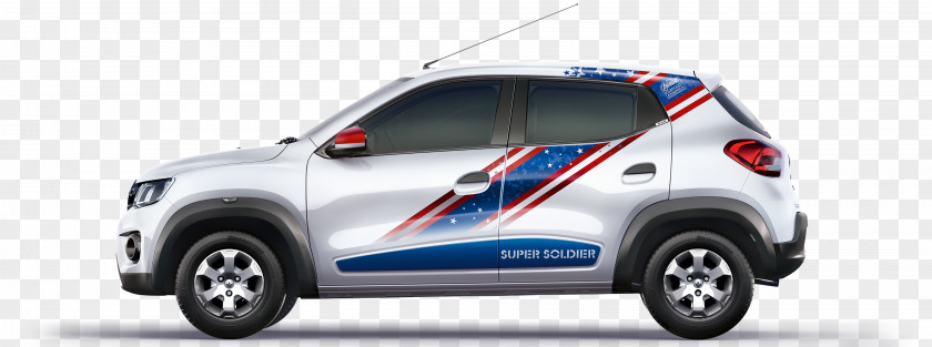 Captain America Renault KWID Iron Man Car PNG