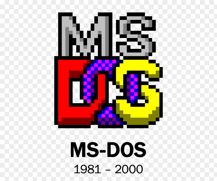 Microsoft MS-DOS Disk Operating System Clip Art PNG