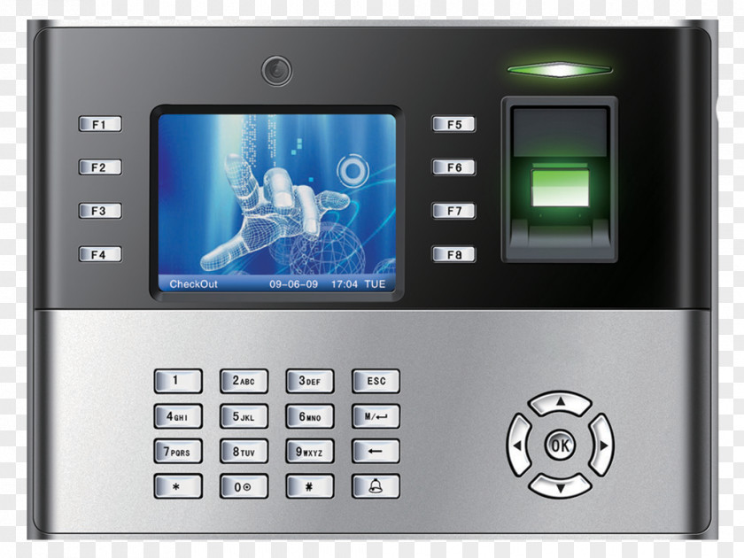 Biometrics Time And Attendance Access Control Fingerprint Facial Recognition System PNG