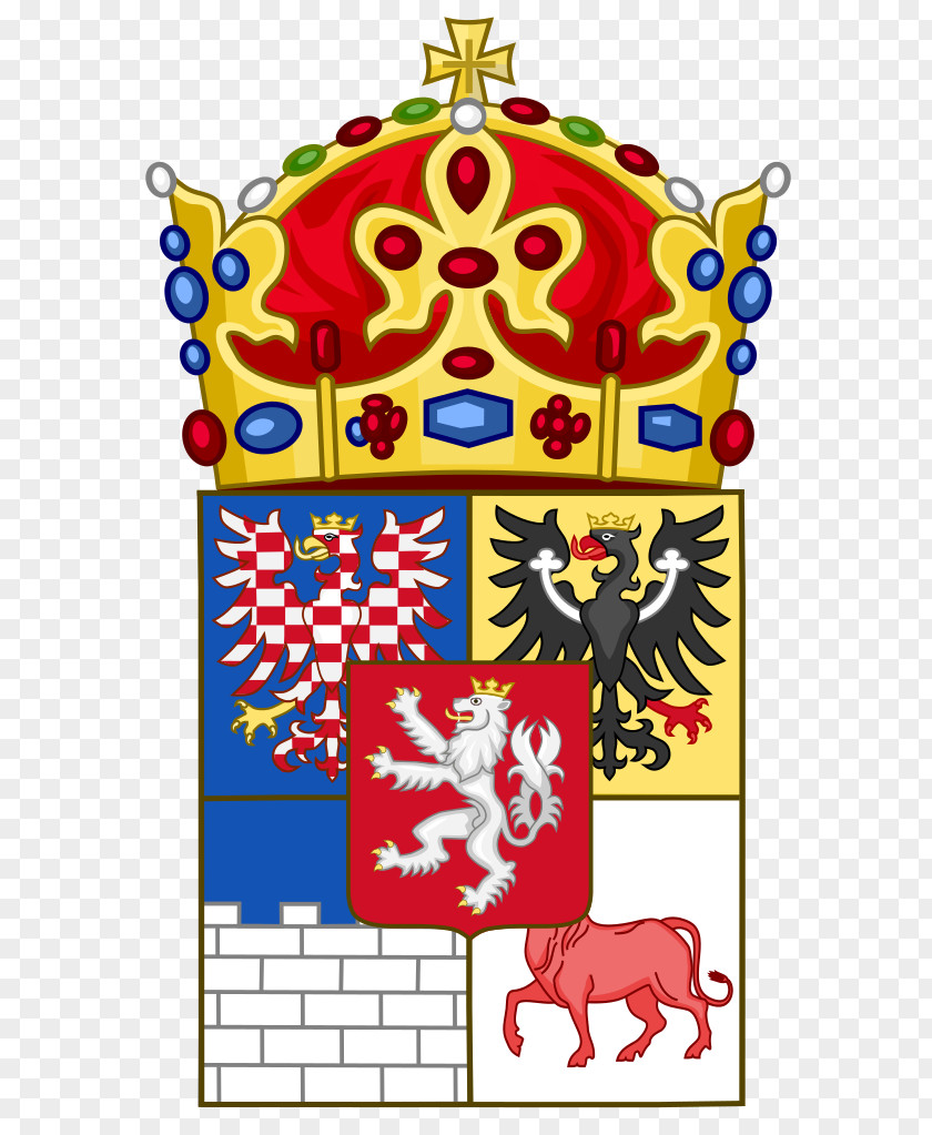 Bohemian Kingdom Of Bohemia Lands The Crown Holy Roman Empire Coat Arms Czech Republic PNG