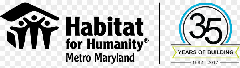 Habitat For Humanity Brand Logo Volunteering Maryland PNG