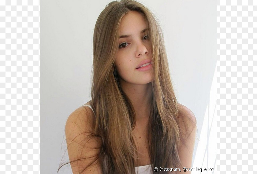 Hair Camila Queiroz Blond Brown Iron Coloring PNG