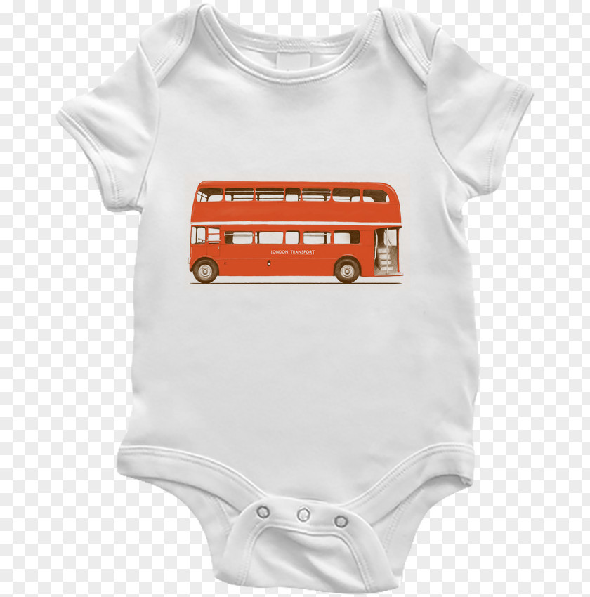 London Bus Baby & Toddler One-Pieces T-shirt Bodysuit Infant Sleeve PNG