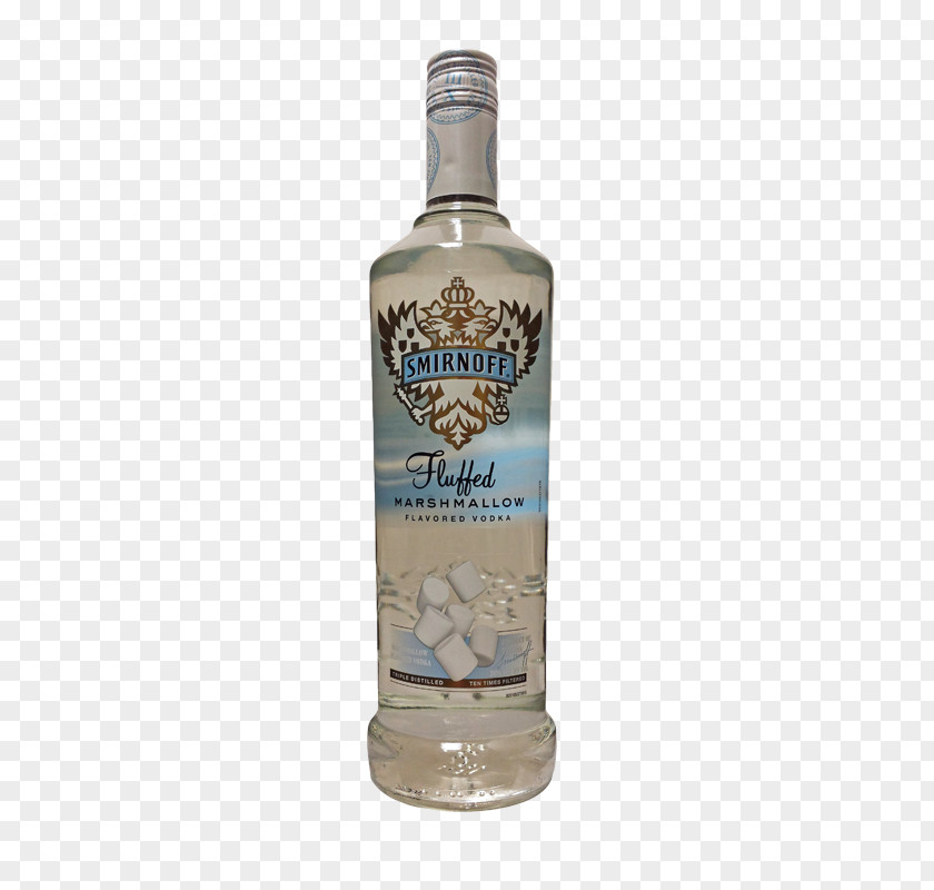 Whip Cream Vodka Liqueur Smirnoff Flavoured Liquor Glass Bottle PNG