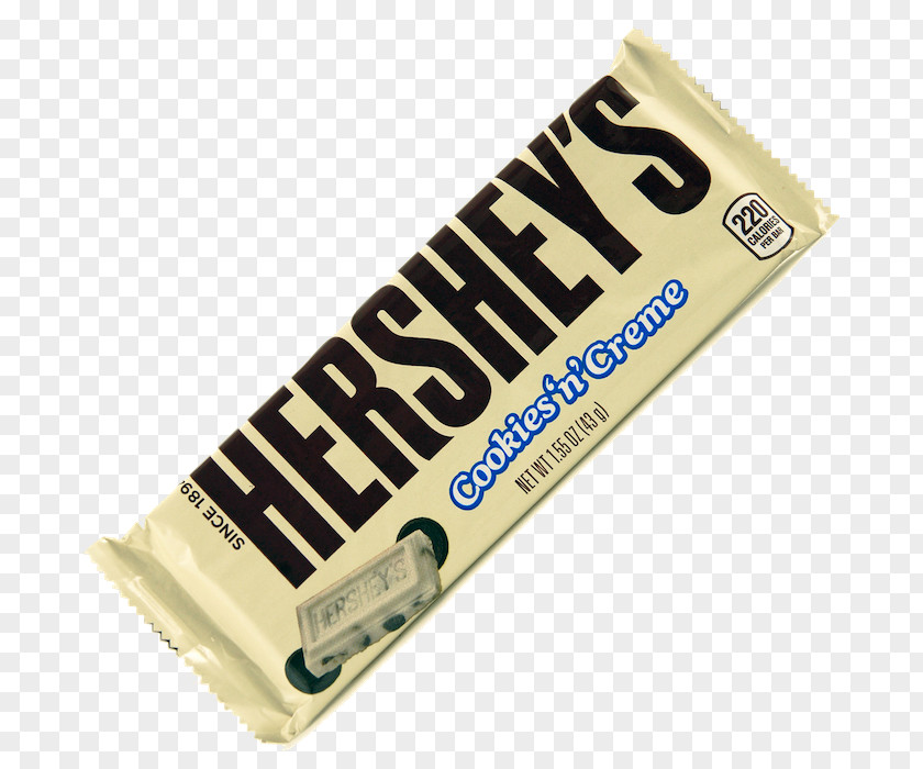 Chocolate White Bar Chip Cookie Hershey Cream PNG