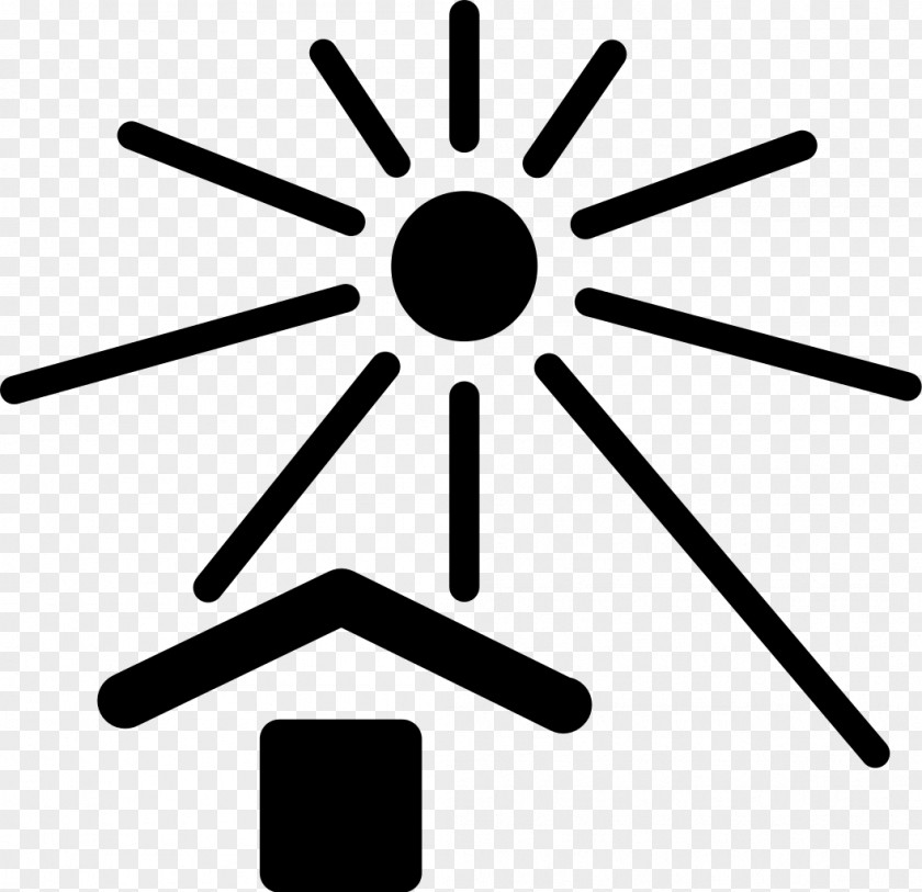 Direct Sunlight Packaging And Labeling Symbol Clip Art PNG