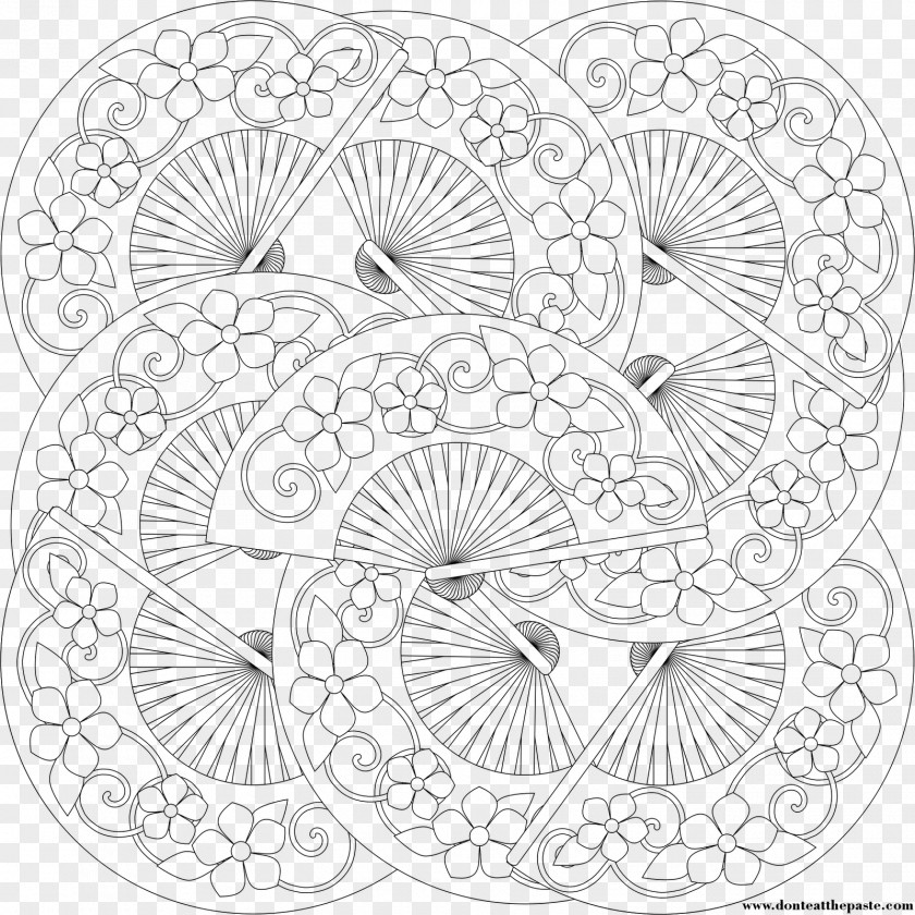 Fan Large Coloring Book: Books For Kids Hand Child PNG