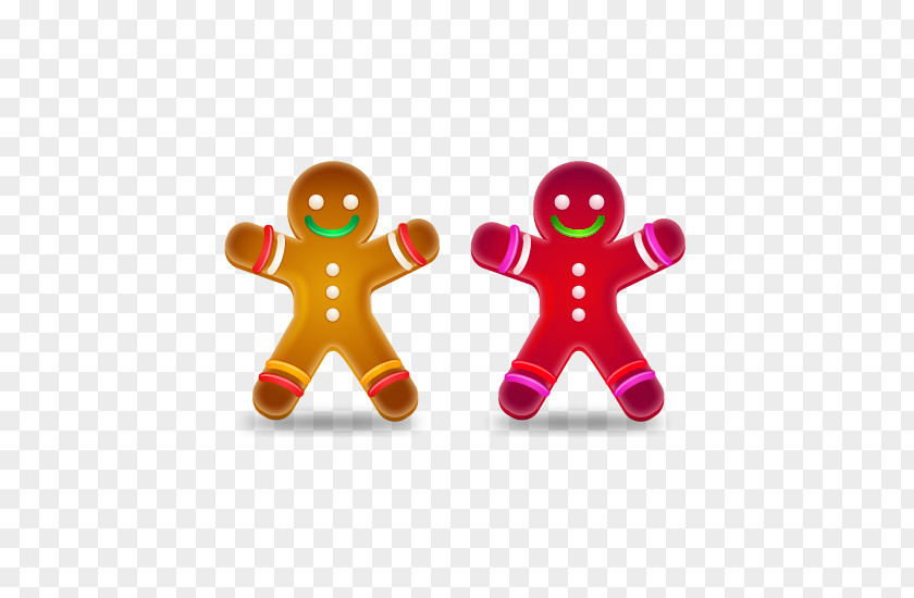 Ginger Creative People Macaroon Christmas Cookie Icon PNG