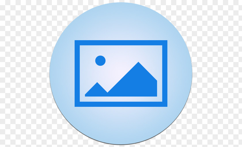 PicturesFolder Blue Angle Area Symbol PNG