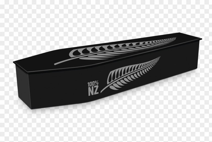 Silver Fern Coffin Swanborough Funerals Rectangle Lid PNG