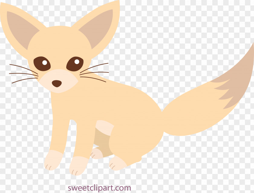 Fennec Fox Drawing Canidae Clip Art PNG