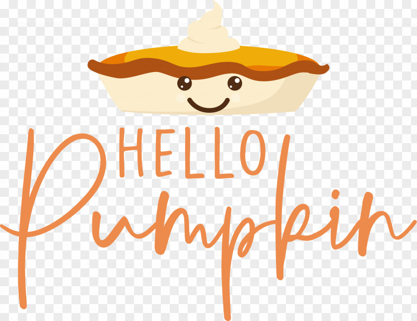 HELLO PUMPKIN Autumn Harvest PNG