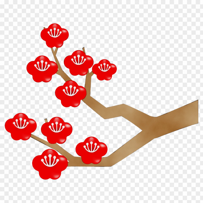 Red Flower Cut Flowers Plant Petal PNG
