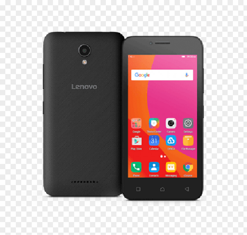 Black(sim Free/Unlocked)Lenovo Cpu Lenovo Smartphones Vibe B A Plus 8GB PNG