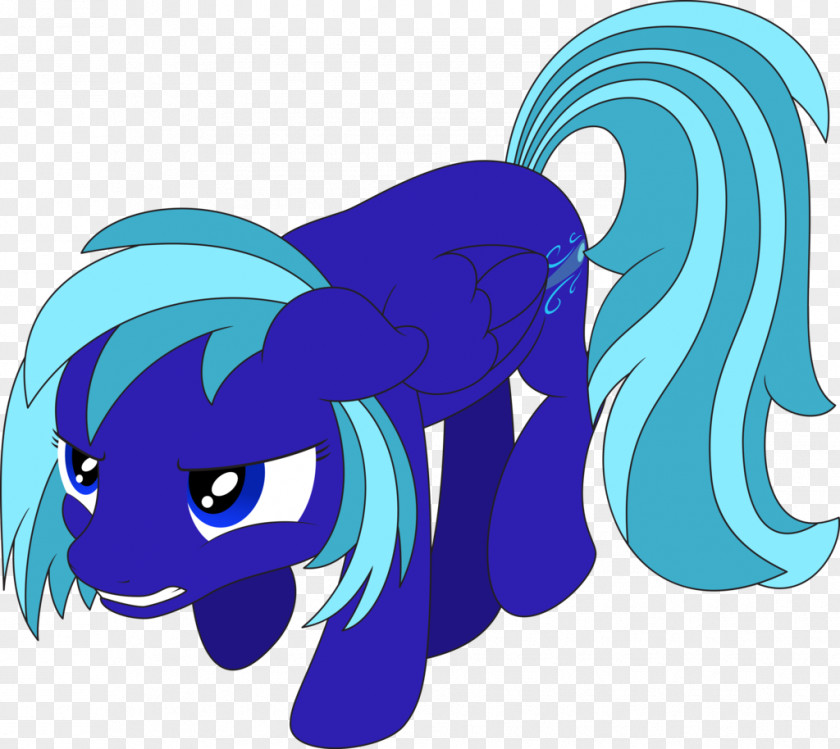 Comet Blue Horse Teal Turquoise PNG