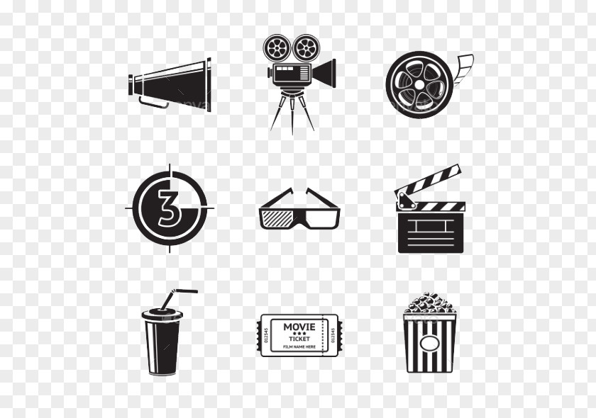 Filmstrip Movie Projector Cinema PNG